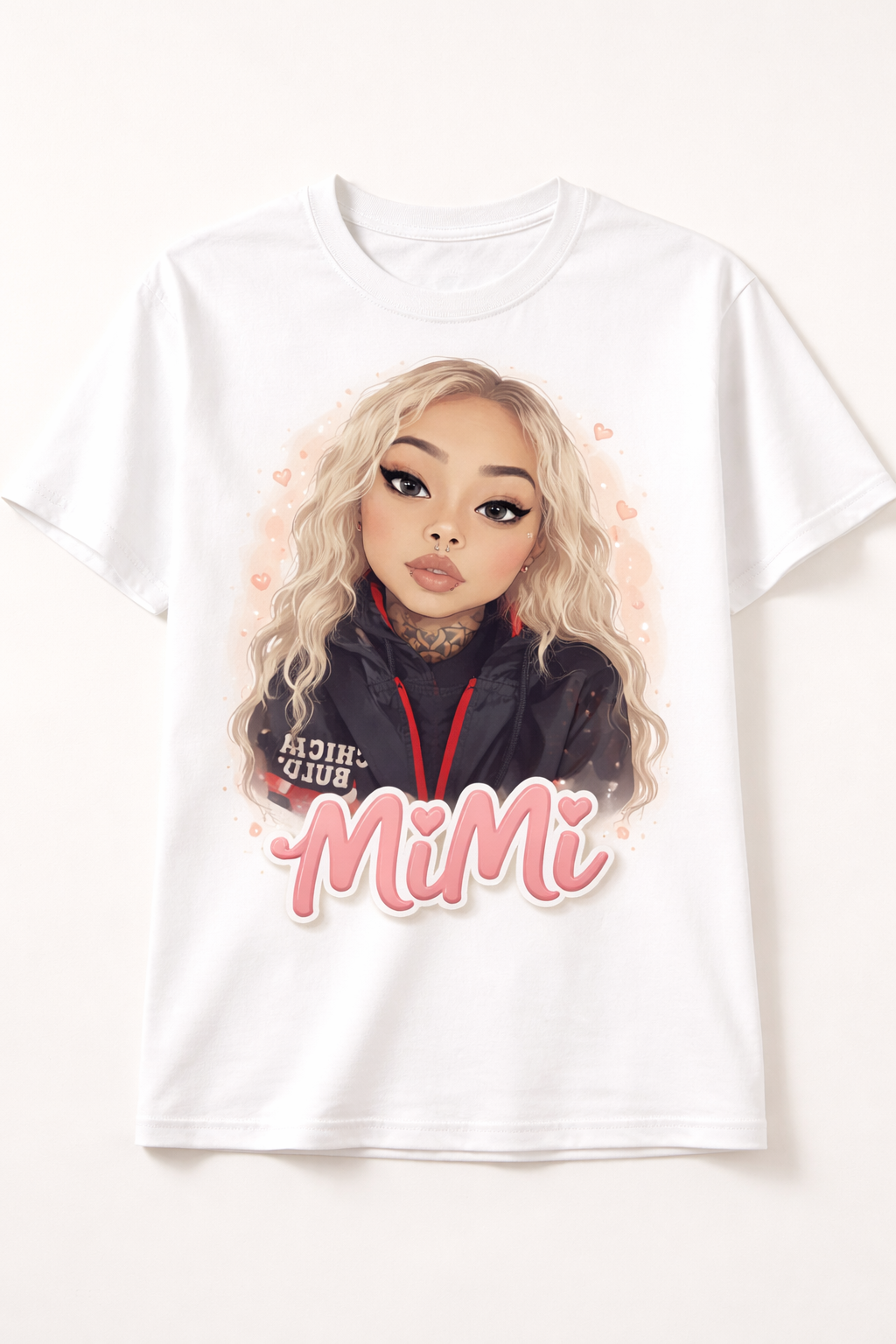 Illustrated Family Gift T-Shirt - Style 100 created from a custom photo illustration