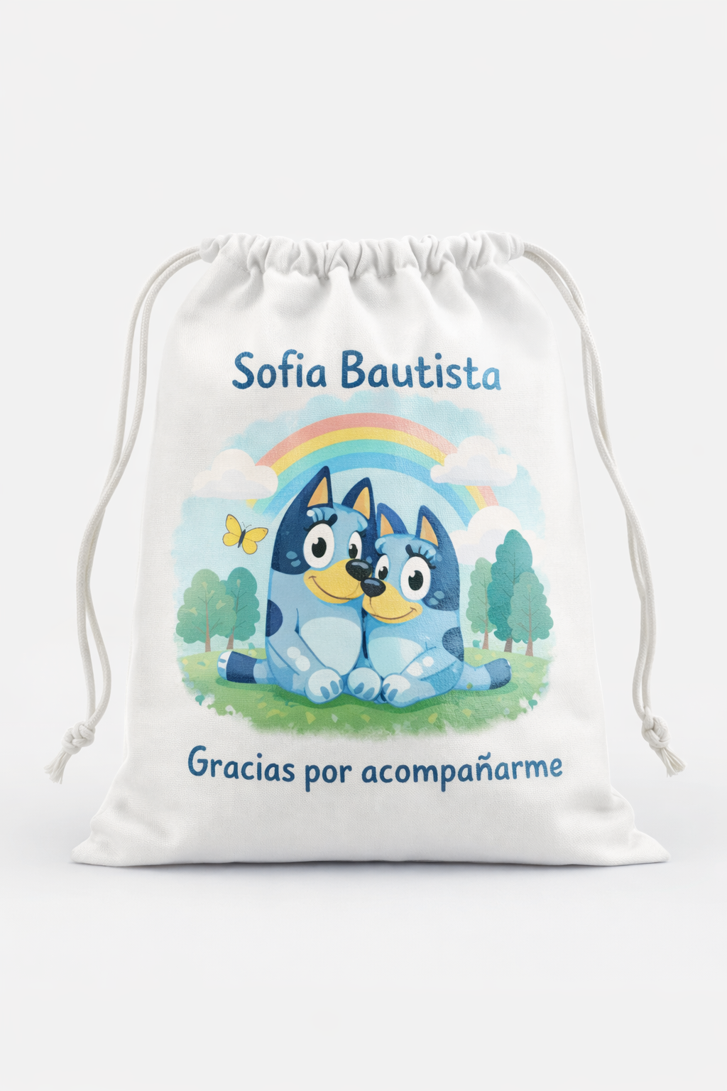 Costalito personalizado Bluey - Sofia Bautista