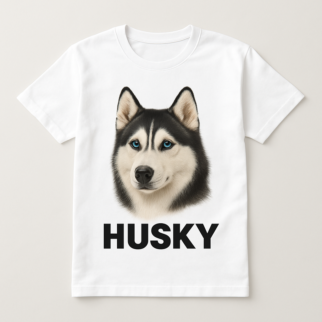 Playera Clásica – Husky Siberiano - Hombre