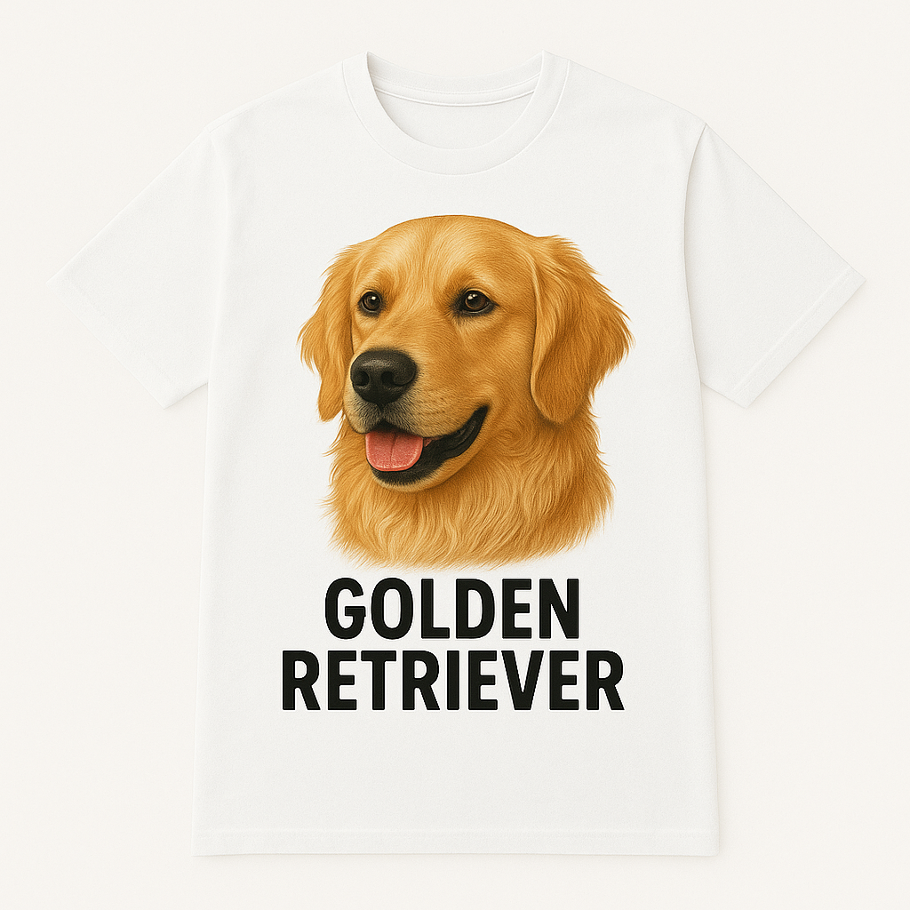 Playera Clásica – Golden Retriever