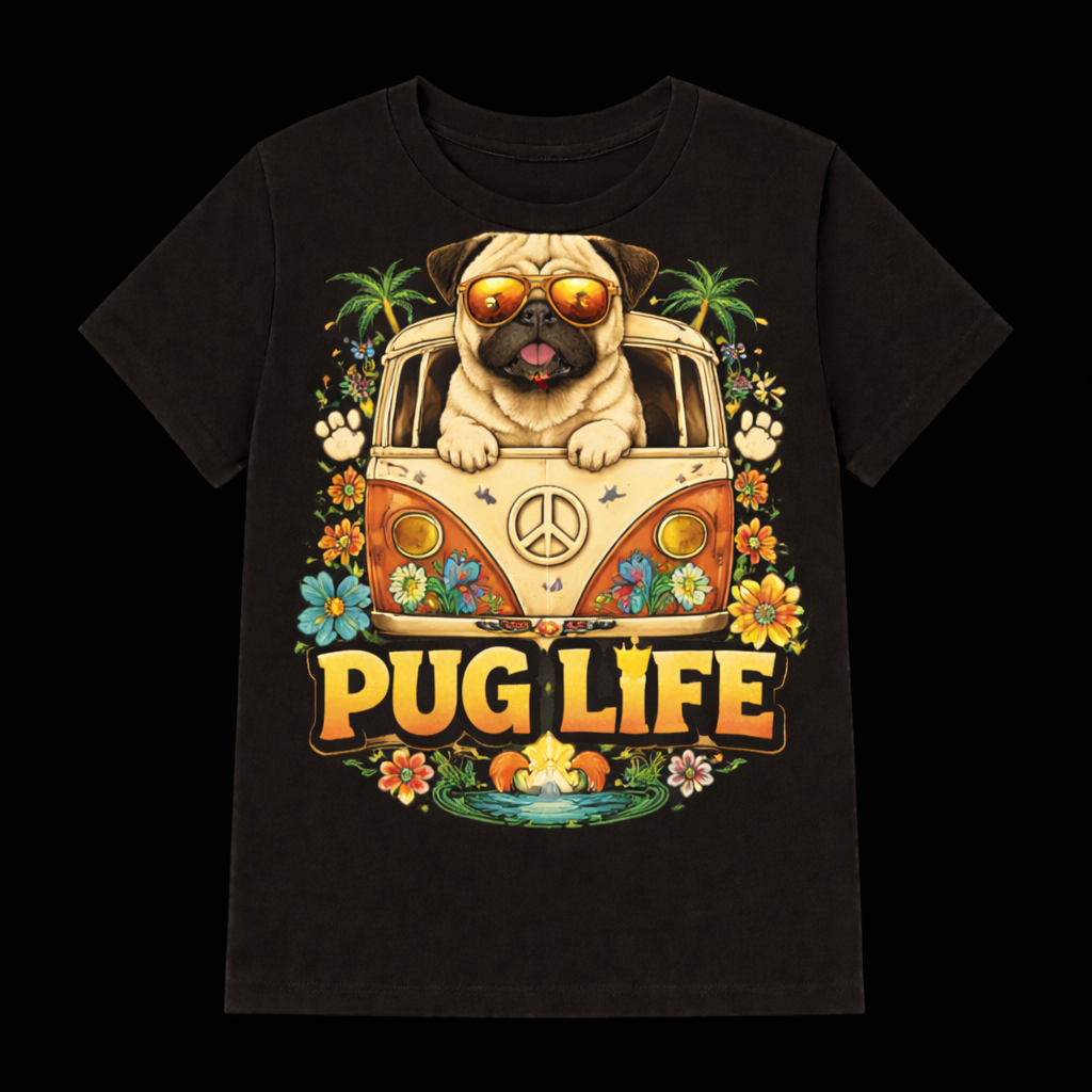 Playera para Mujer Diseño Clásico Pug Life