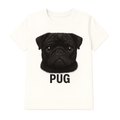 Playera para Mujer  Pug Negro
