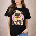 Playera para Mujer Team Pugs 2