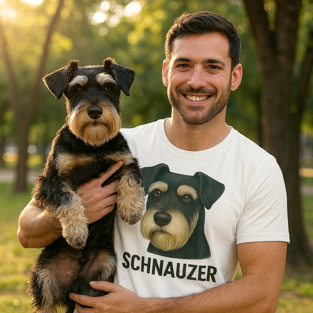 Playera Clásica – Schnauzer - Hombre