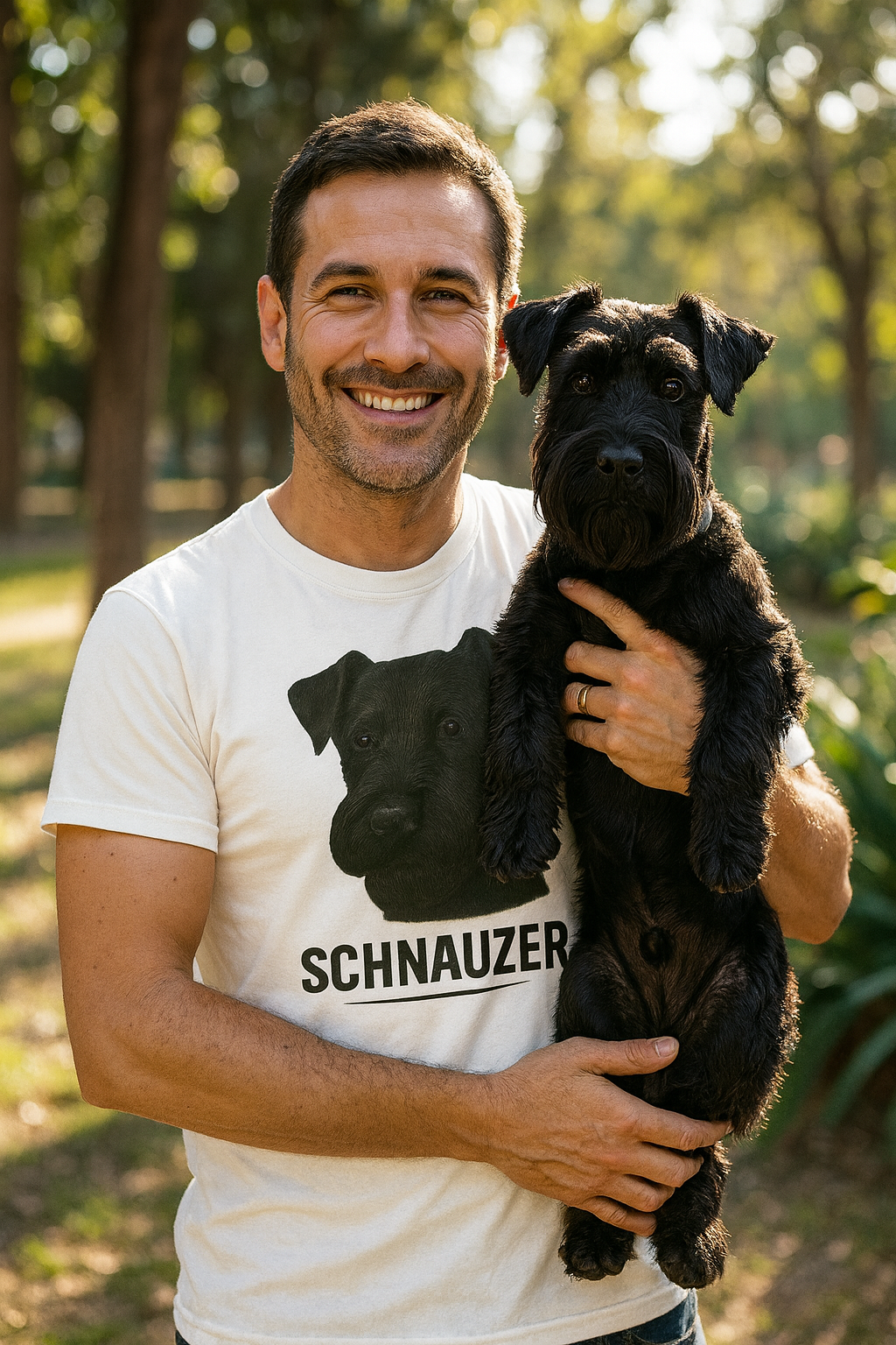 Playera Clásica – Schnauzer - Hombre