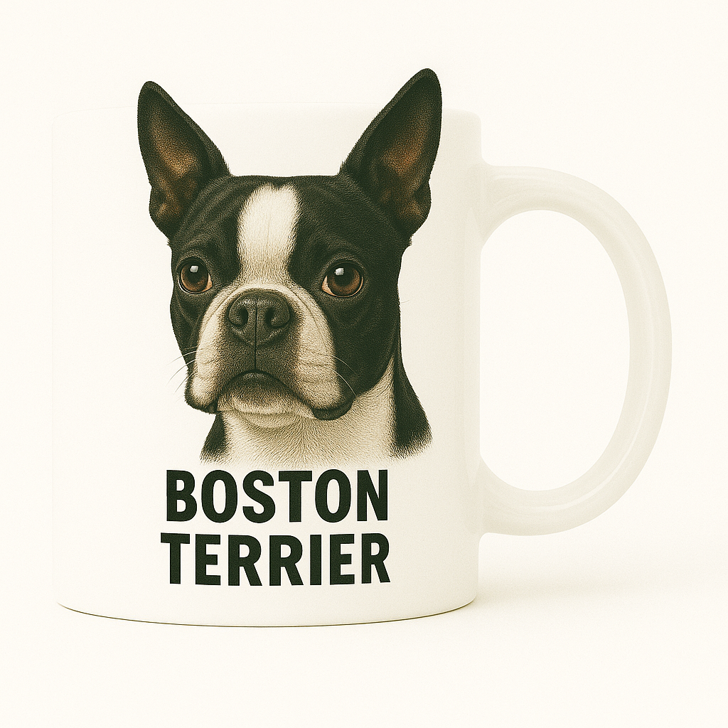 Taza con retrato clásico – Boston Terrier