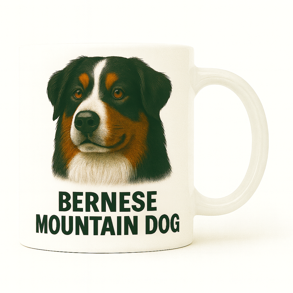 Taza con retrato clásico – Bernese Mountain Dog