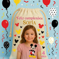 Bolsitas personalizadas estilo Mickey Mouse – Paquete de 30 (19x24 cm)
