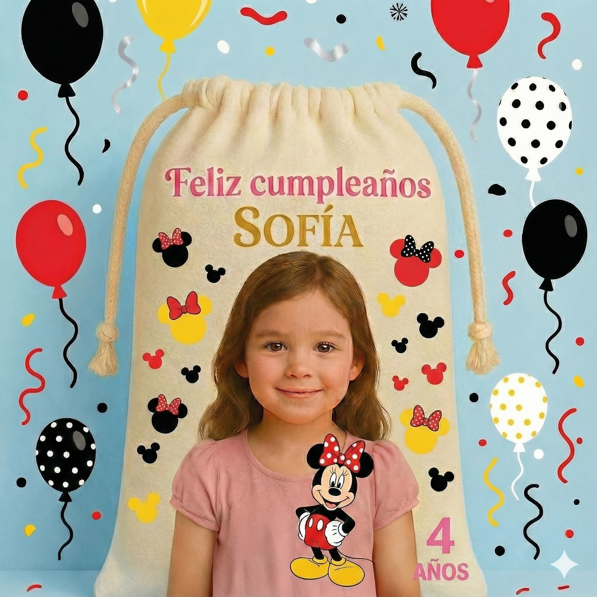 30 bolsitas personalizadas con foto | Paquete con 30 bolsitas