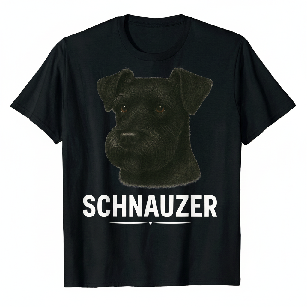 Playera Clásica – Schnauzer - Hombre