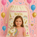 Bolsitas personalizadas estilo Unicornio – Paquete de 30 (19x24 cm)