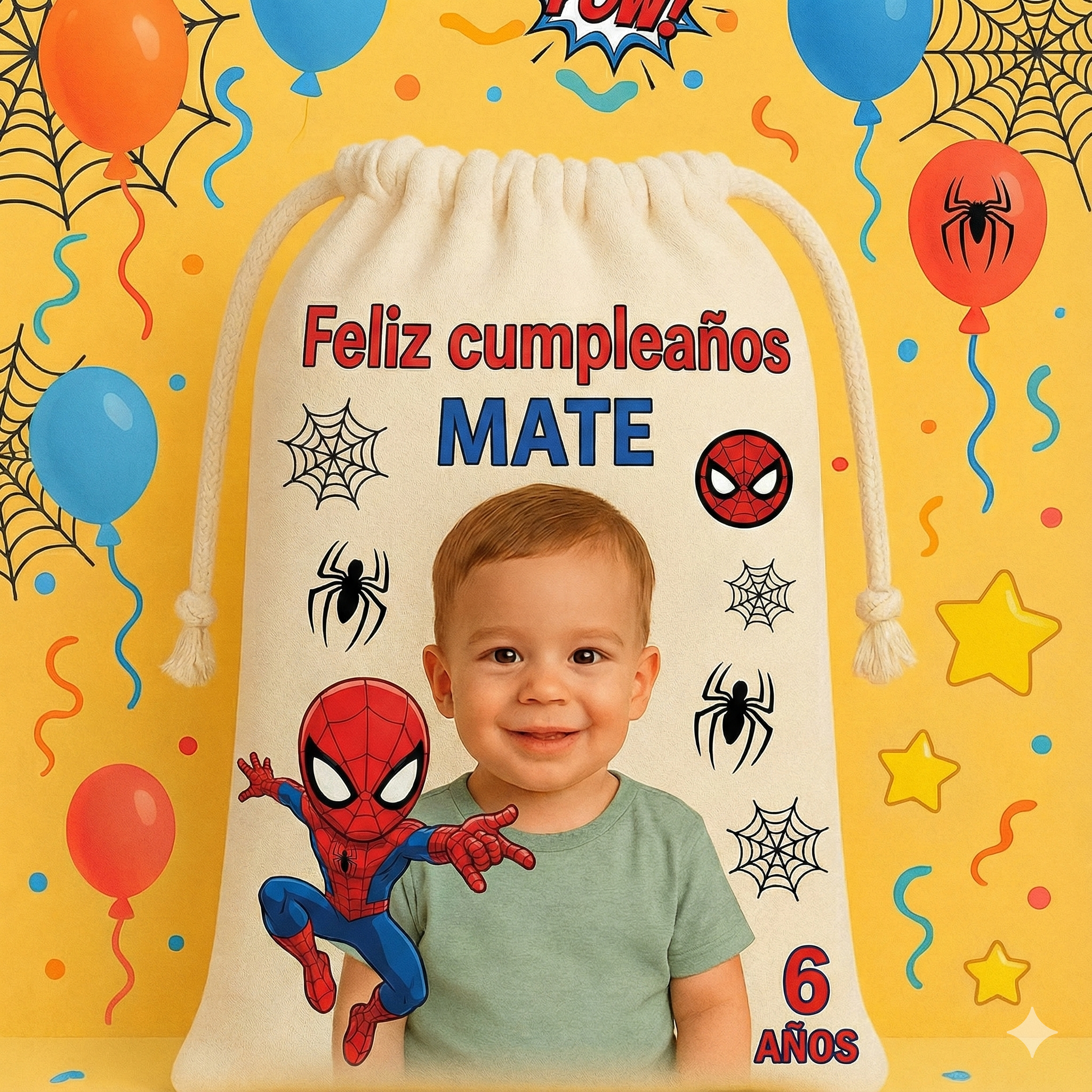 30 bolsitas personalizadas con foto | Paquete con 30 bolsitas
