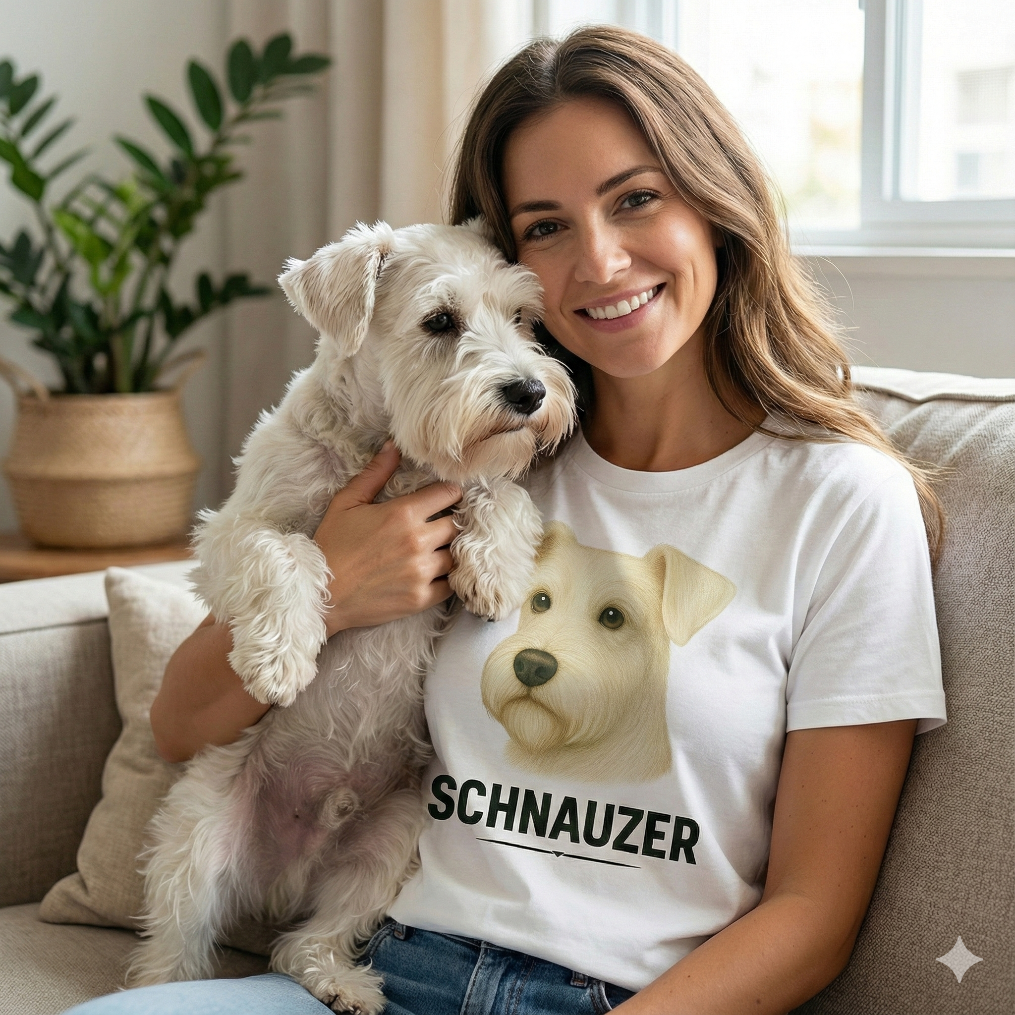 Playera Clásica – Schnauzer - Mujer