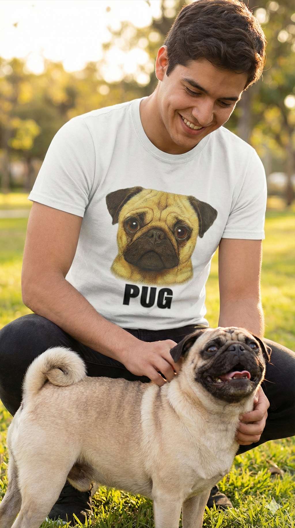 Playera Clásica – Pug - Hombre