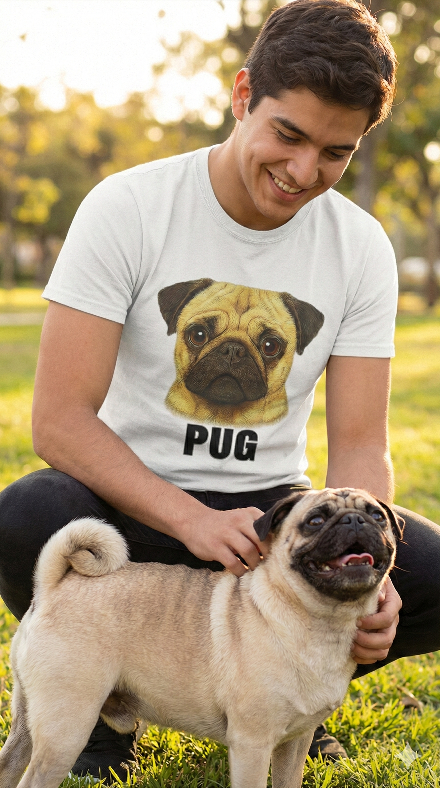 Playera Clásica – Pug - Hombre