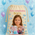 Bolsitas personalizadas estilo Frozen – Paquete de 30 (19x24 cm)
