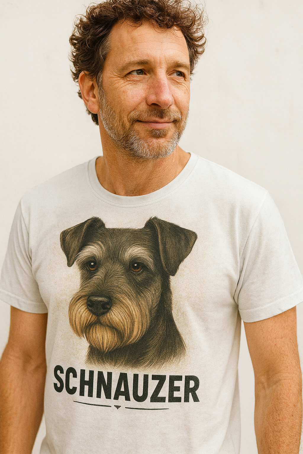 Playera Clásica – Schnauzer - Hombre