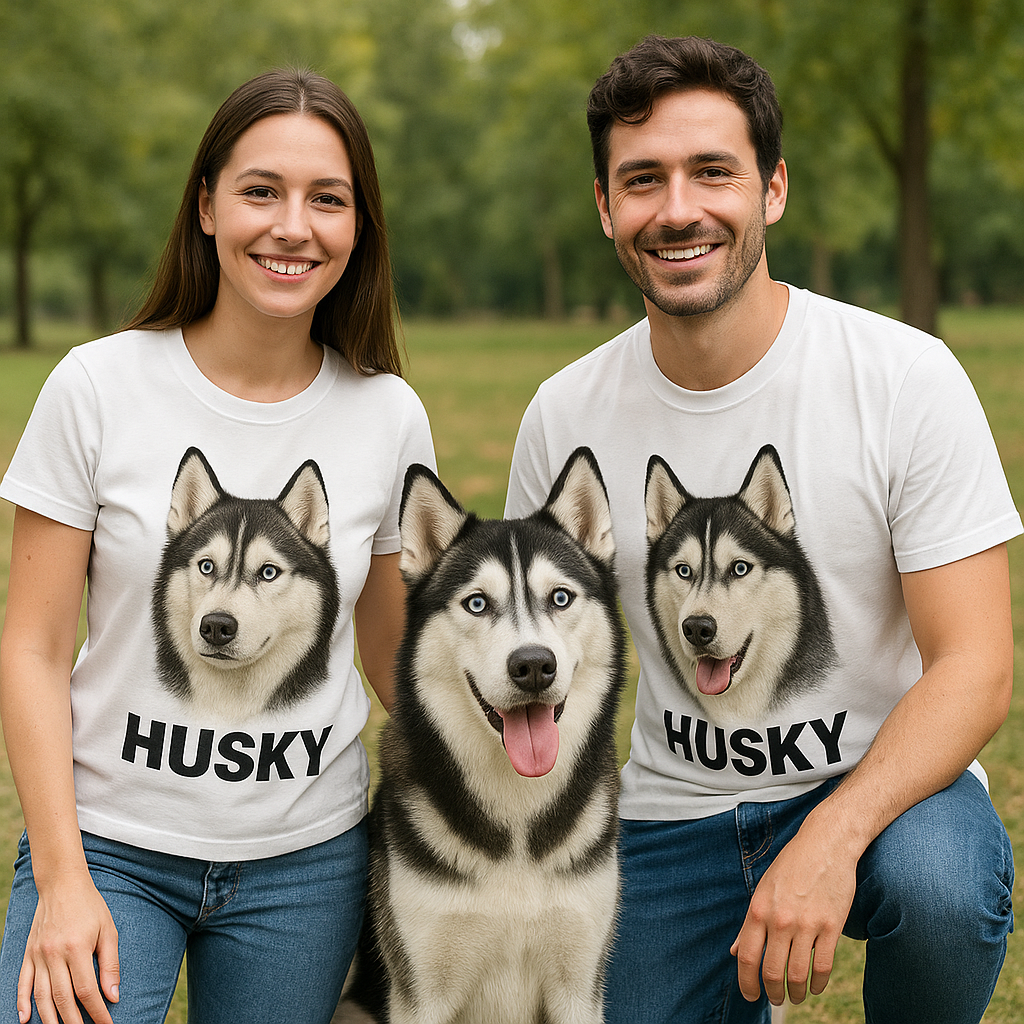 Playera Clásica – Husky Siberiano - Mujer