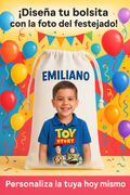 Bolsitas personalizadas estilo Toy Story – Paquete de 30 (19x24 cm)