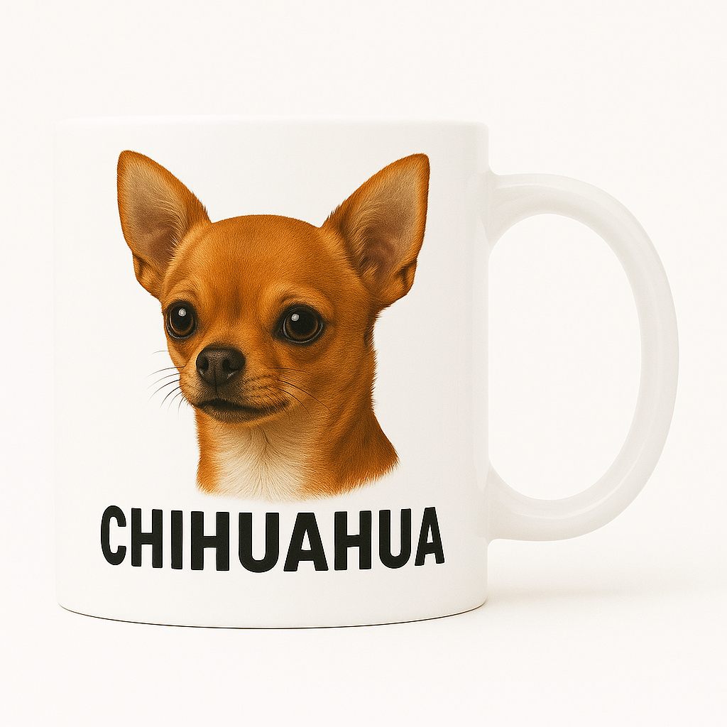 Taza con retrato clásico – Chihuahua