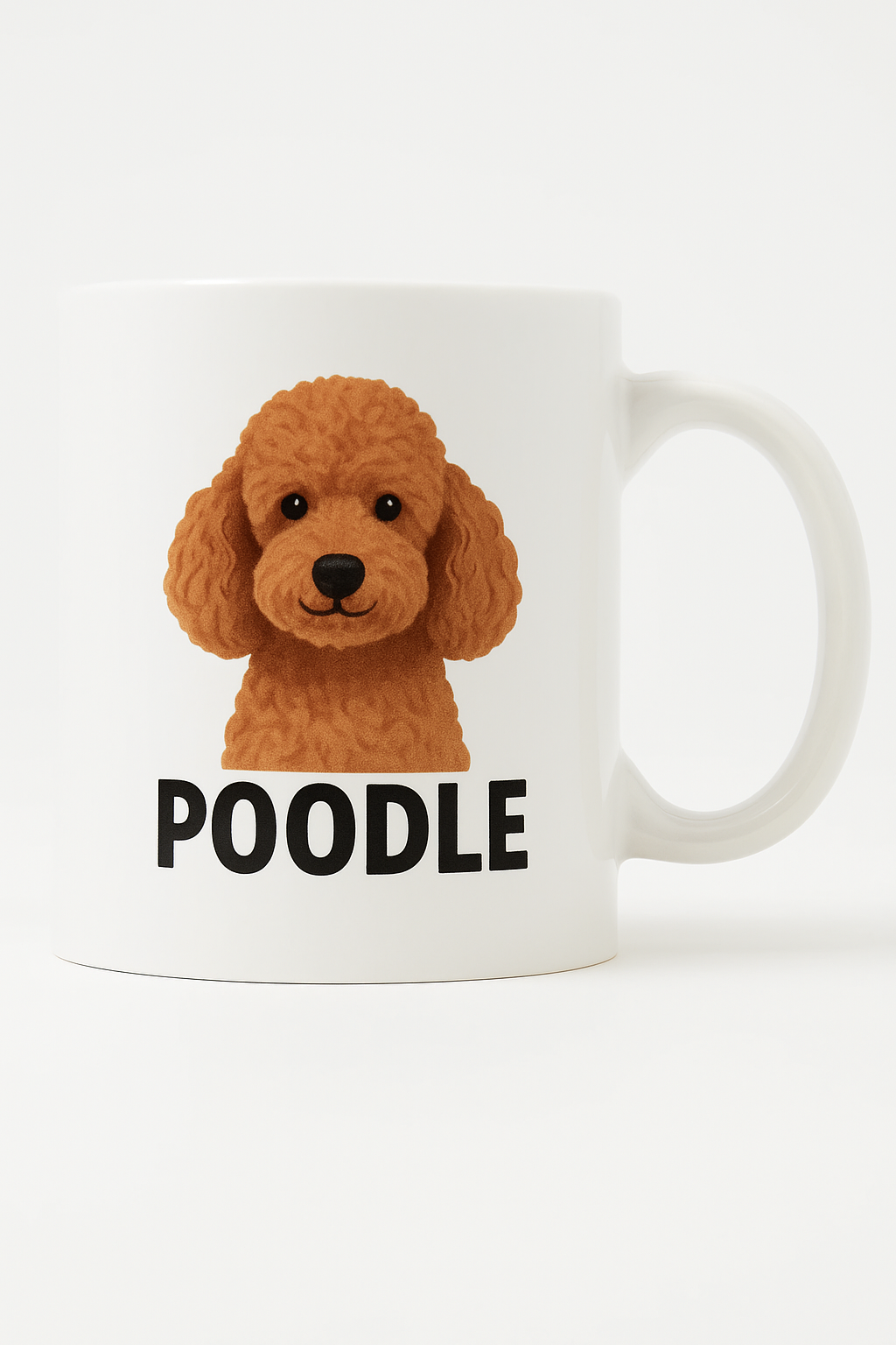 Taza con retrato clásico – Poodle