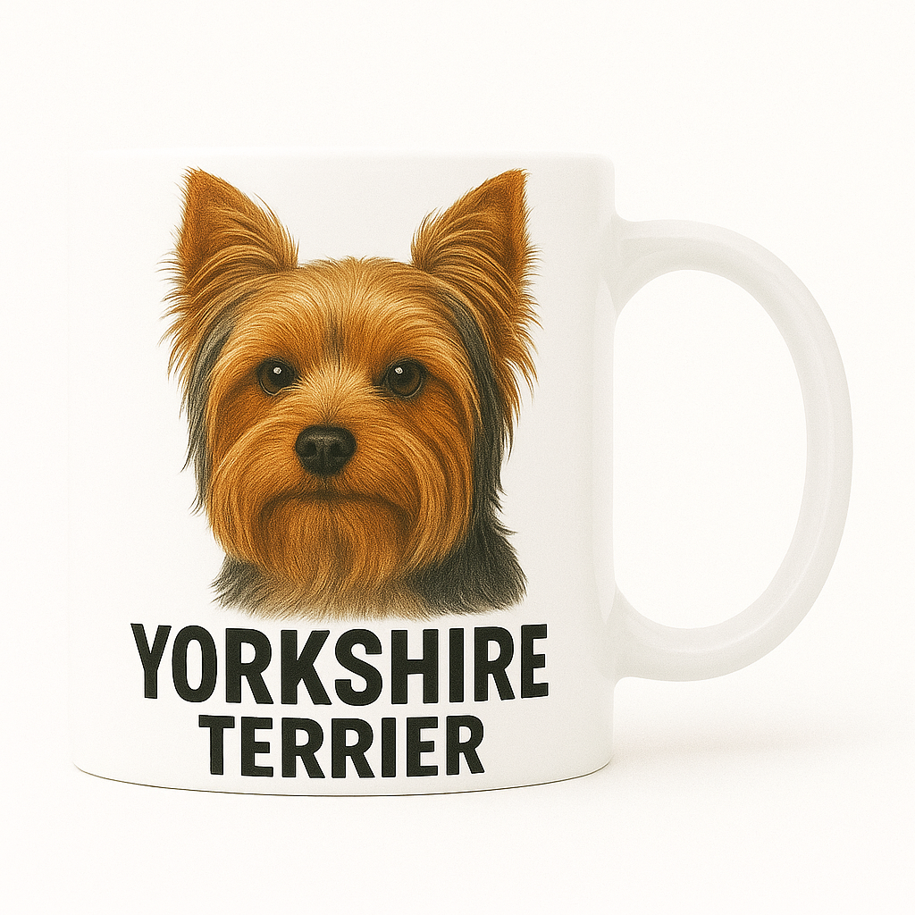 Taza con retrato clásico – Yorkshire Terrier