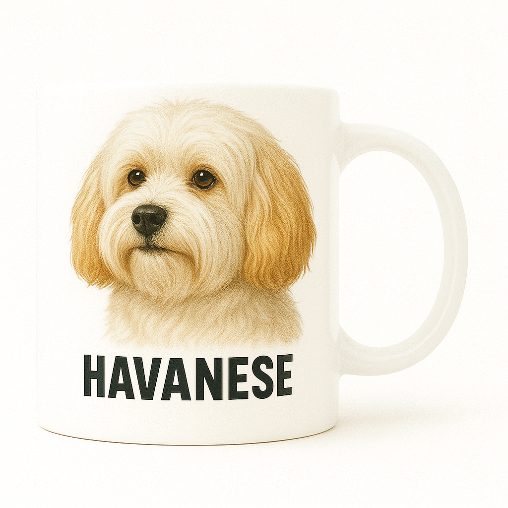 Taza con retrato clásico – Havanese