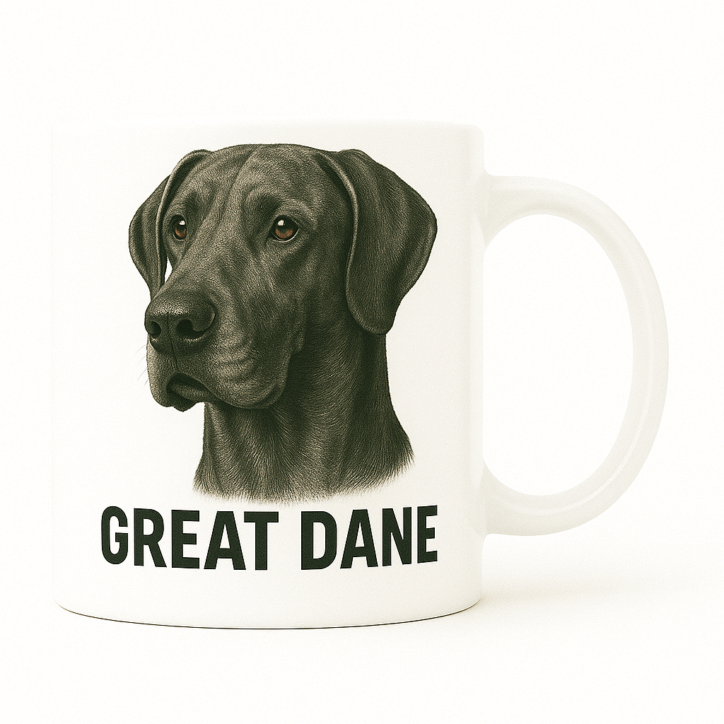 Taza con retrato clásico – Great Dane