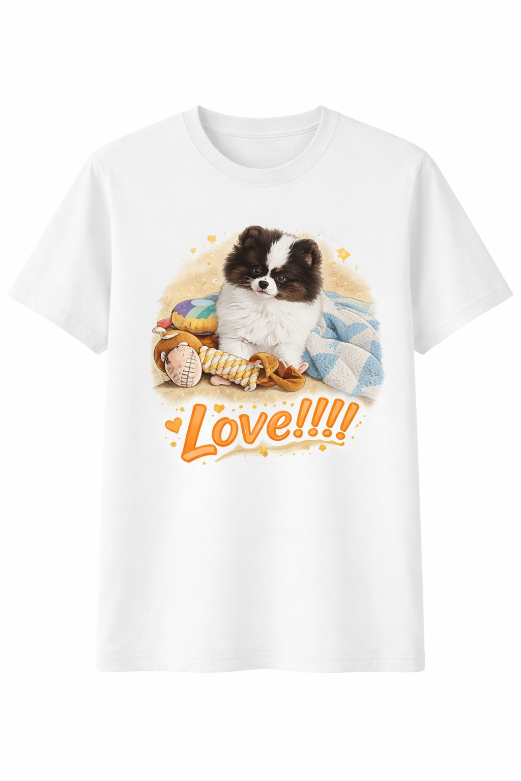 =Custom illustrated tee