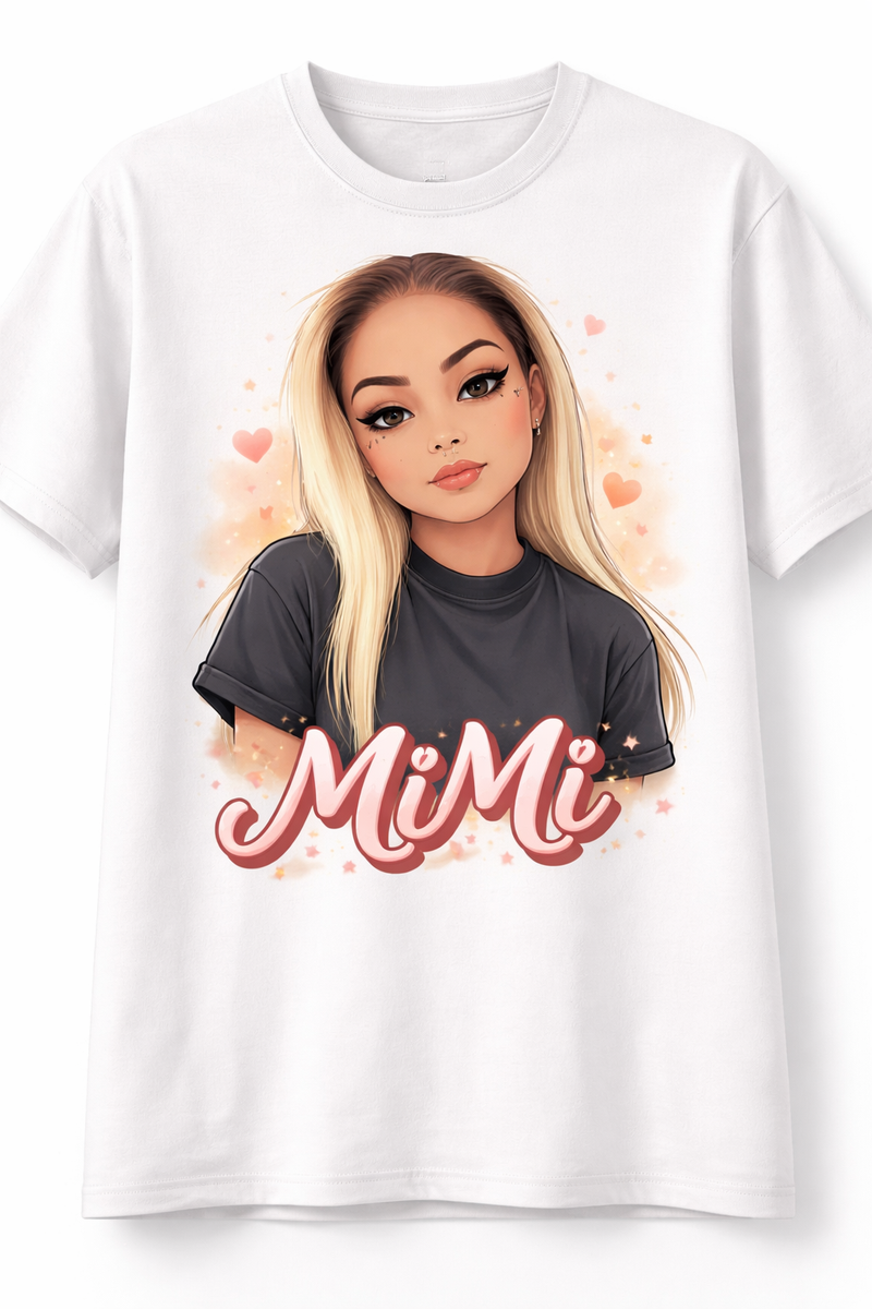 Illustrated Photo T-Shirt Gift - Style 095
