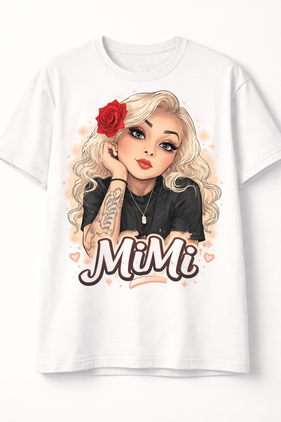 Personalized Family Portrait T-Shirt - Style 110