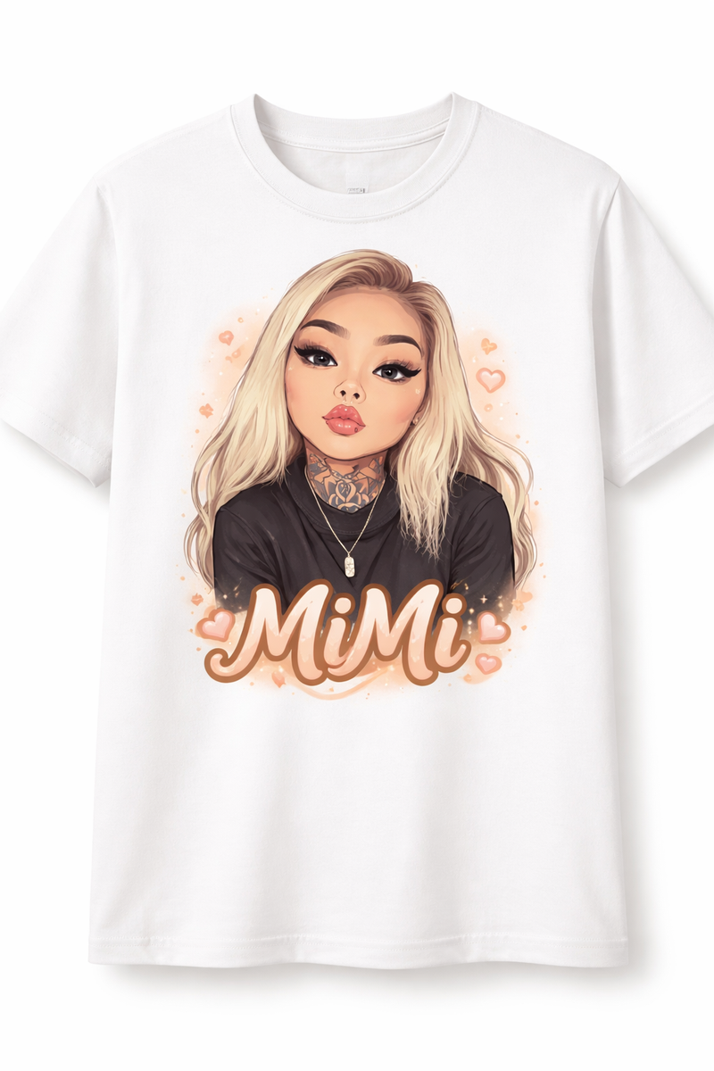 Personalized Family Portrait T-Shirt - Style 098
