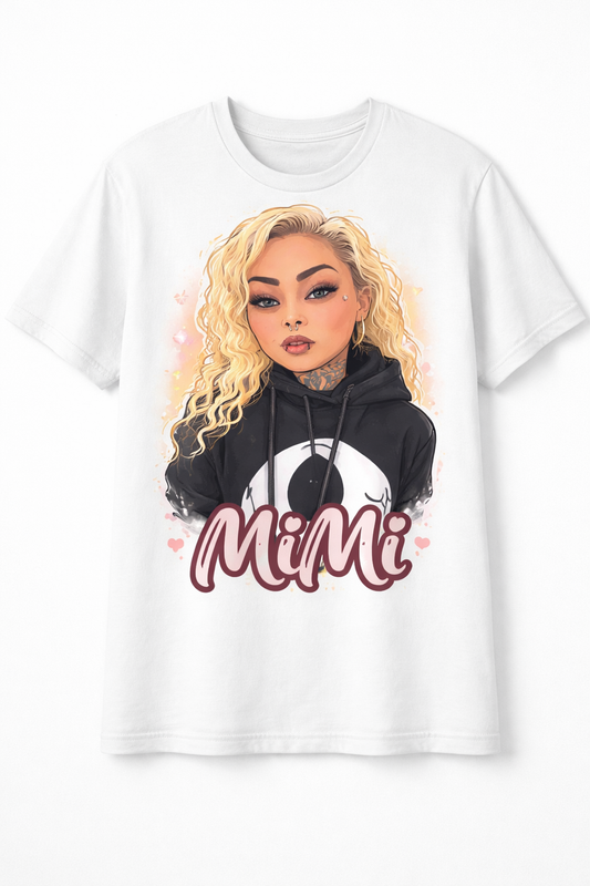 Custom Illustrated Gift Tee - Style 092 created from a custom photo illustration