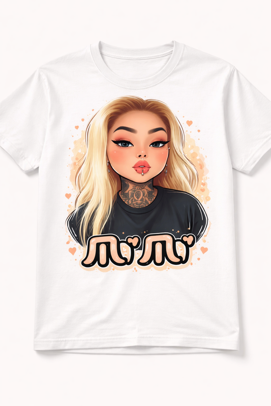 Custom Illustrated Gift Tee - Style 080 created from a custom photo illustration