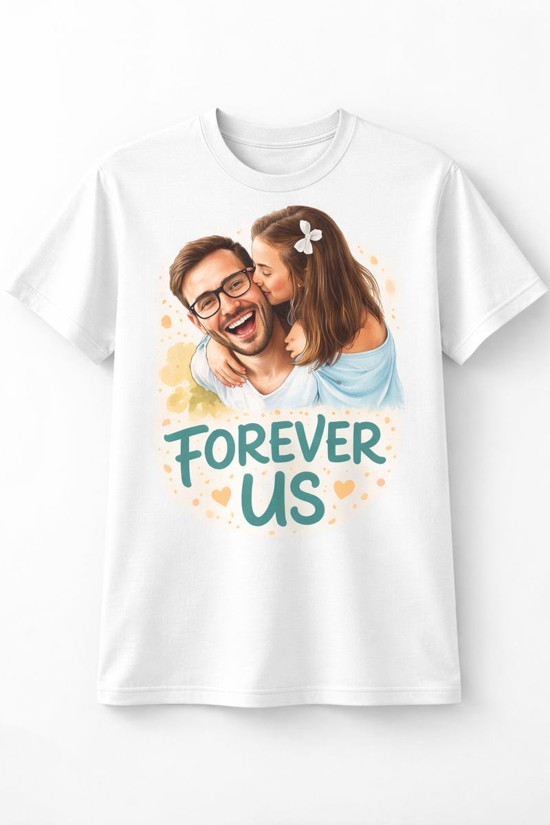 =Custom illustrated tee