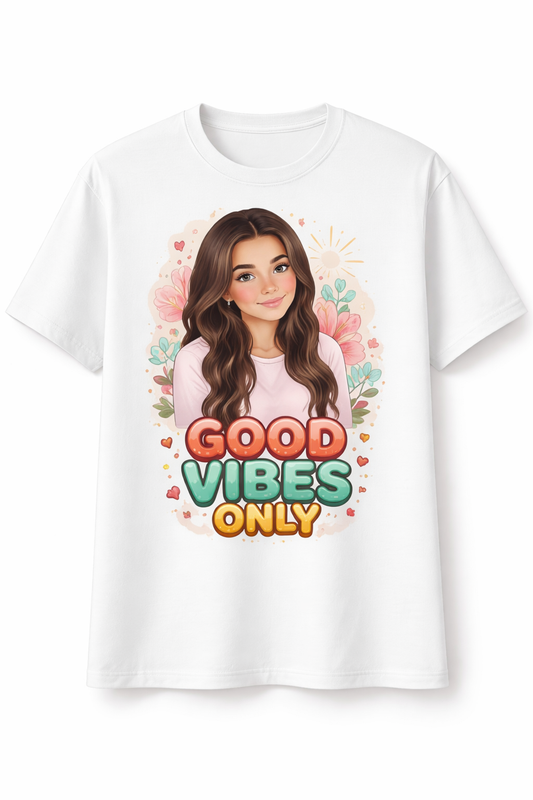 Illustrated Photo T-Shirt Gift - Style 011 created from a custom photo illustration