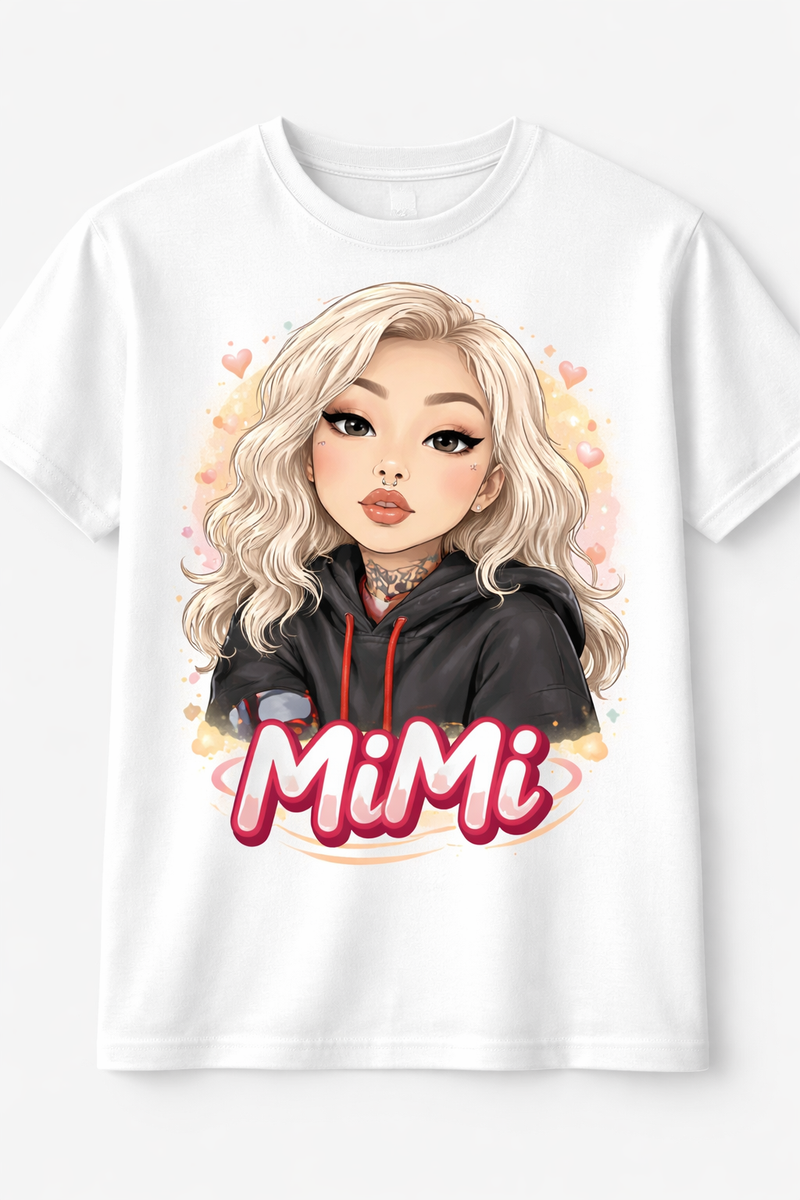 Custom Cartoon Portrait Tee - Style 101