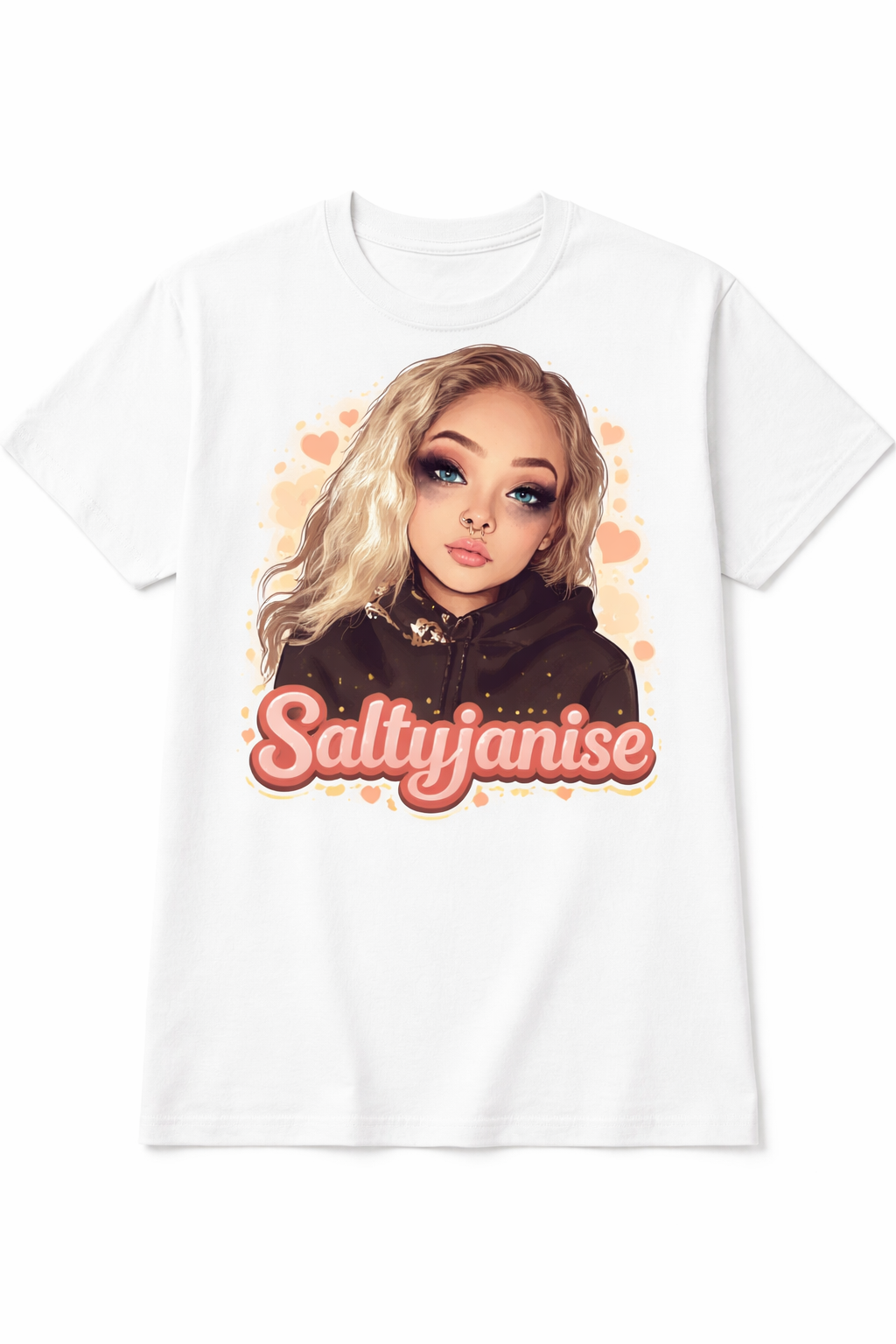 Illustrated Family Gift T-Shirt - Style 076 created from a custom photo illustration