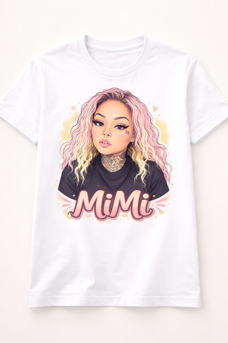 Custom Cartoon Portrait Tee - Style 113