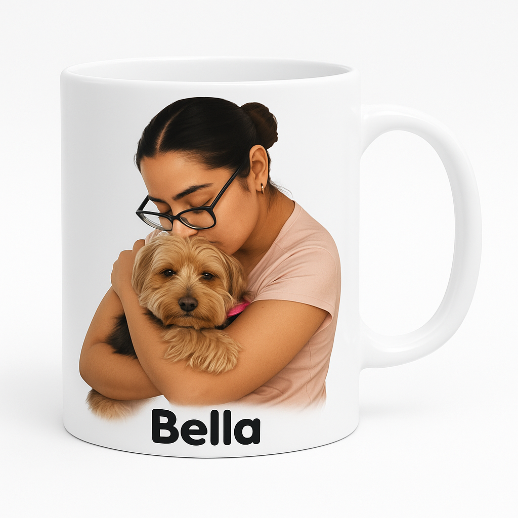 =Diseño de mascota en taza - Perroness