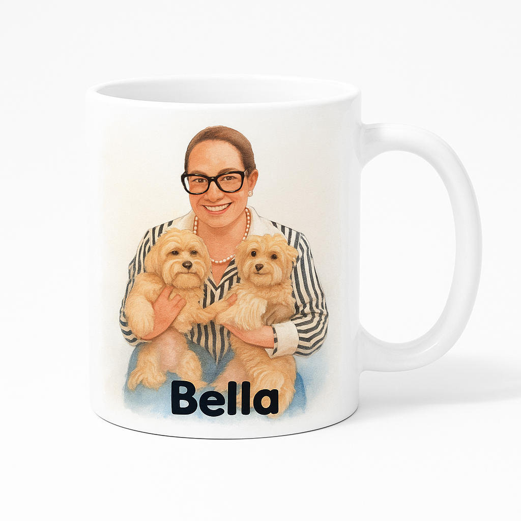 =Diseño de mascota en taza - Perroness