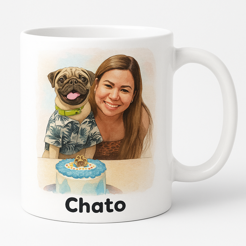 =Diseño de mascota en taza - Perroness