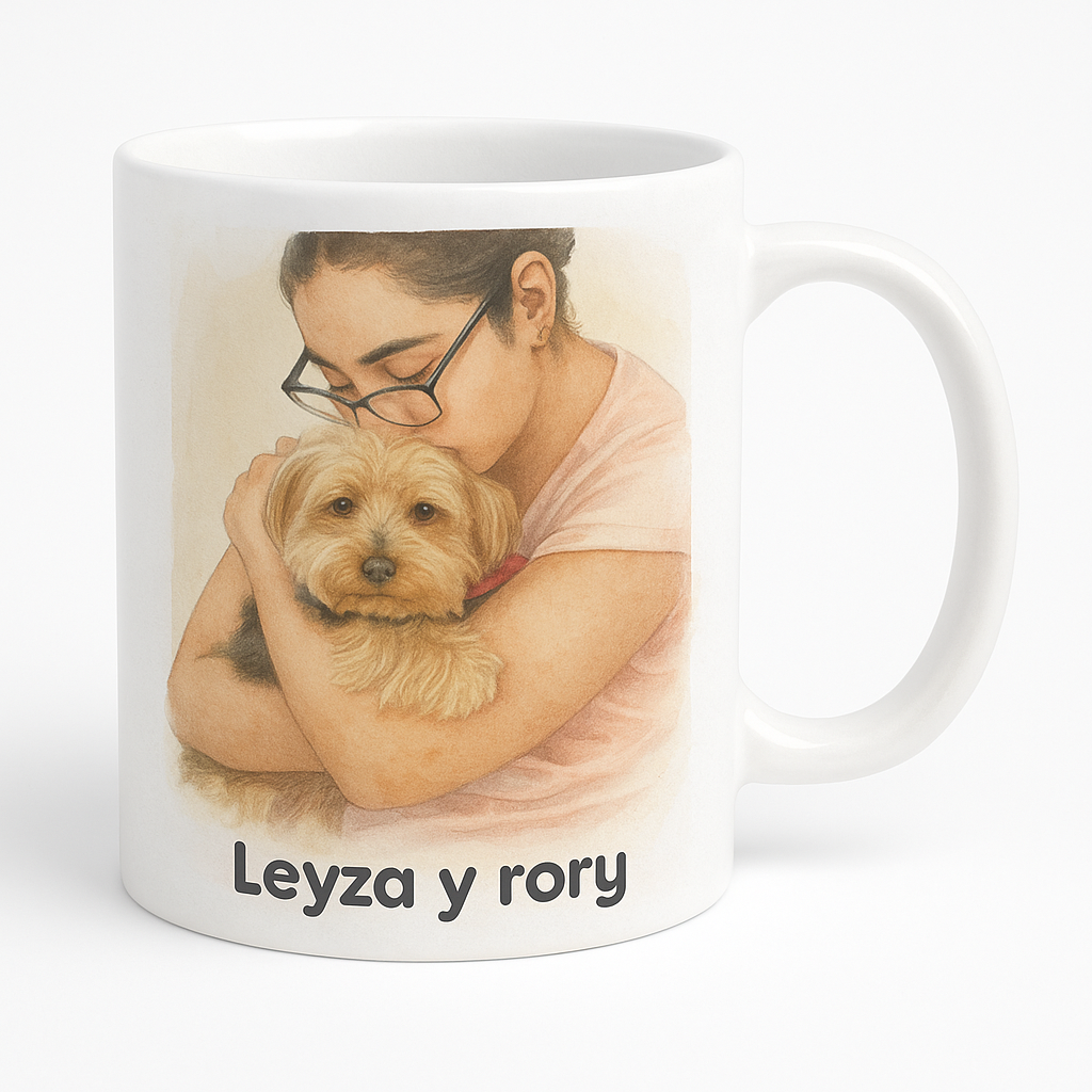 =Diseño de mascota en taza - Perroness