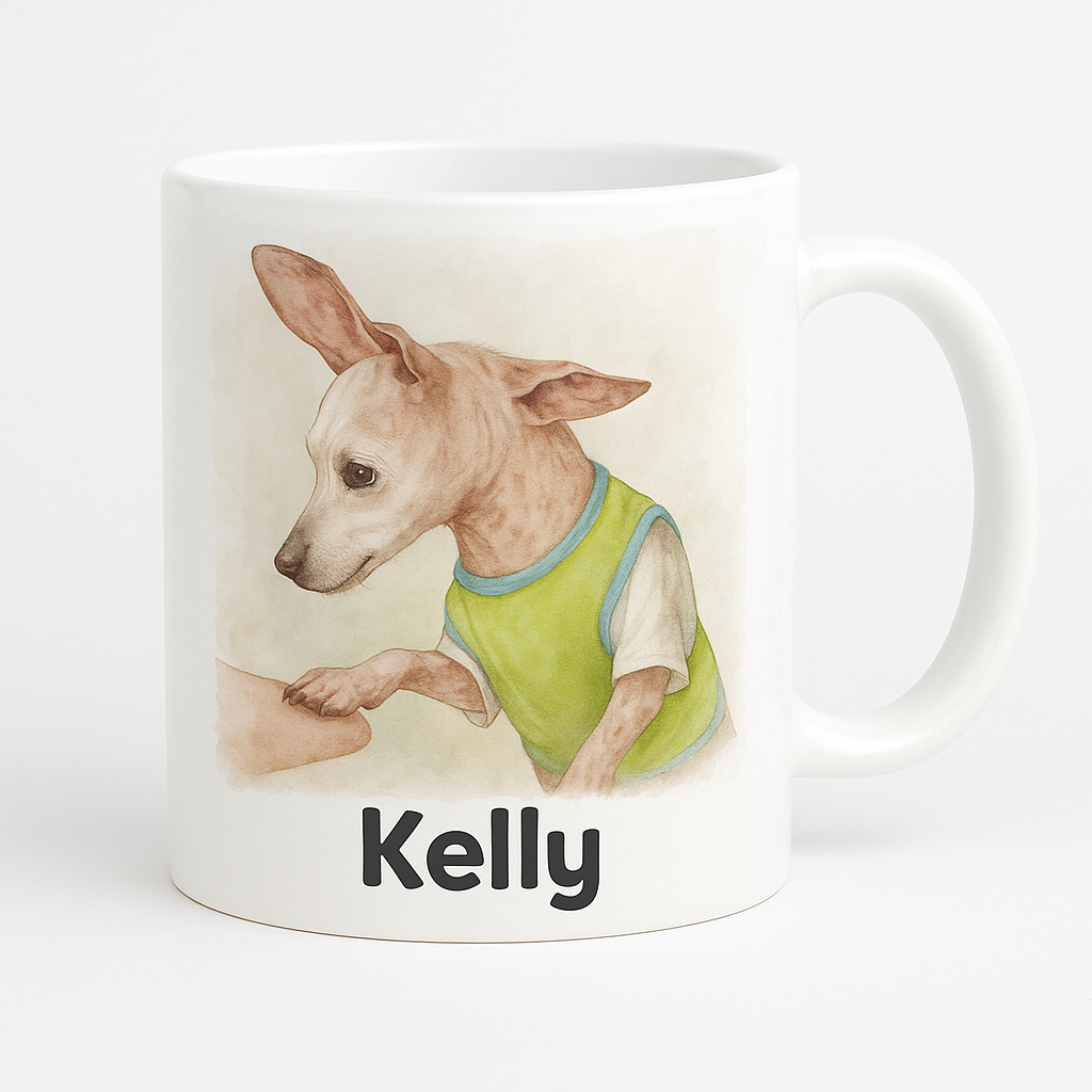 =Diseño de mascota en taza - Perroness