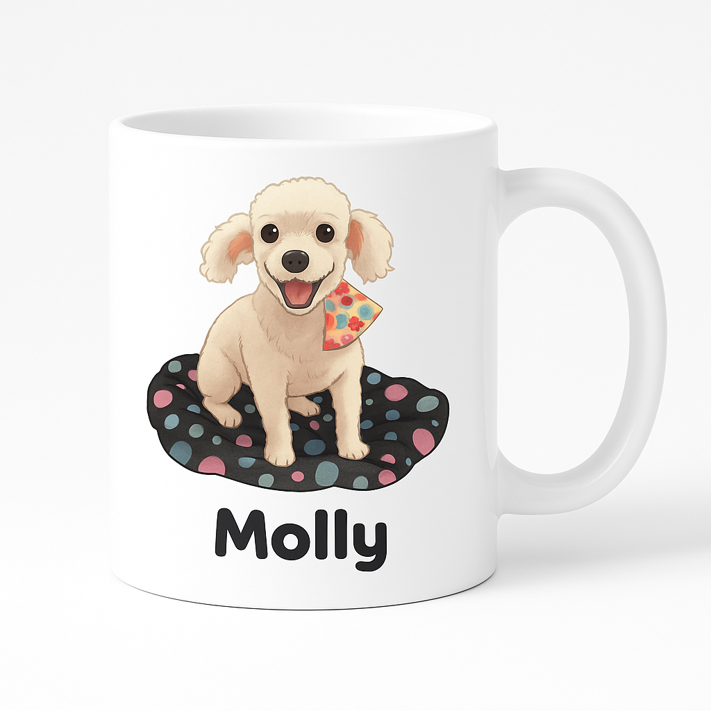 =Diseño de mascota en taza - Perroness