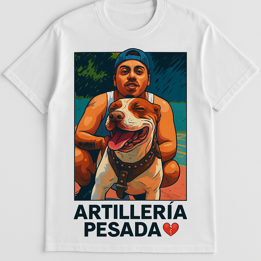 Playera personalizada - Artillería Pesada ❤️‍🩹