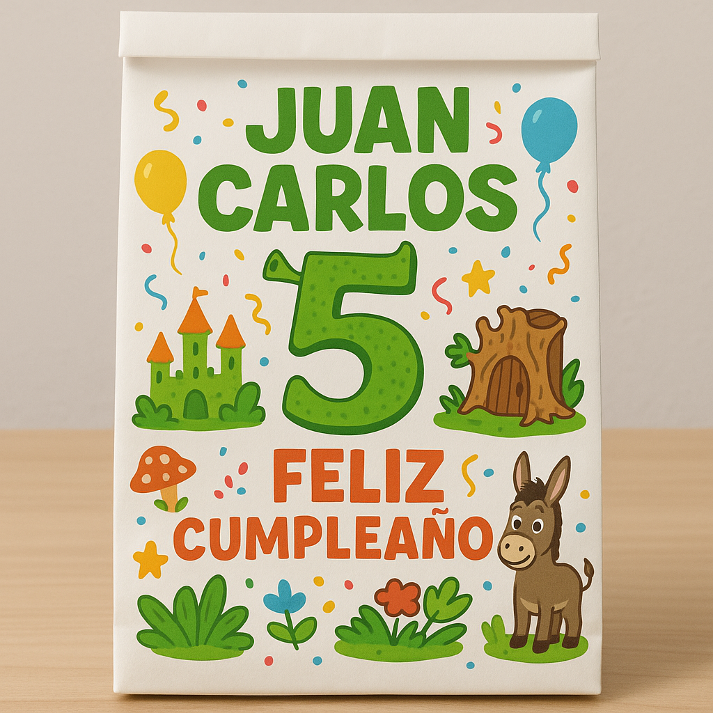 Costalitos de fiesta - Feliz cumpleaños