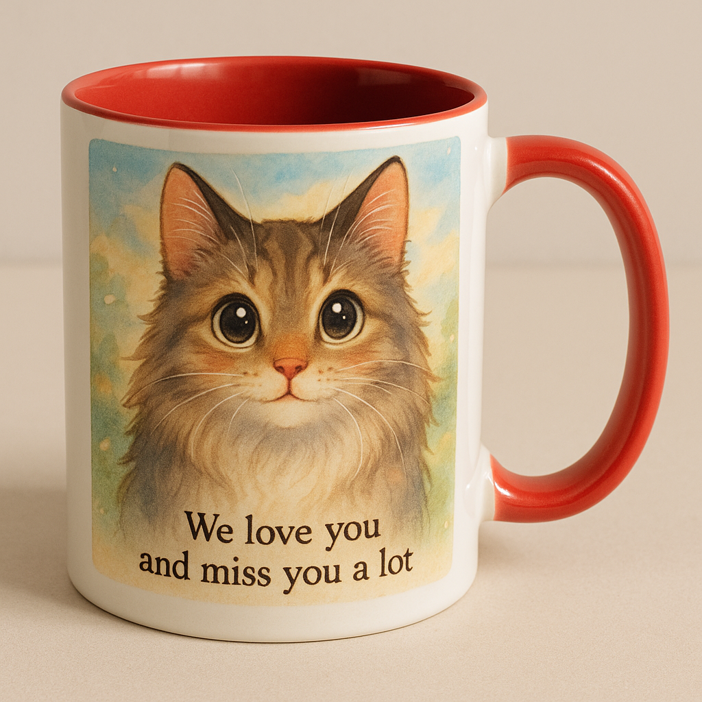 Personalized Mug 15oz - We love you and miss you a lot