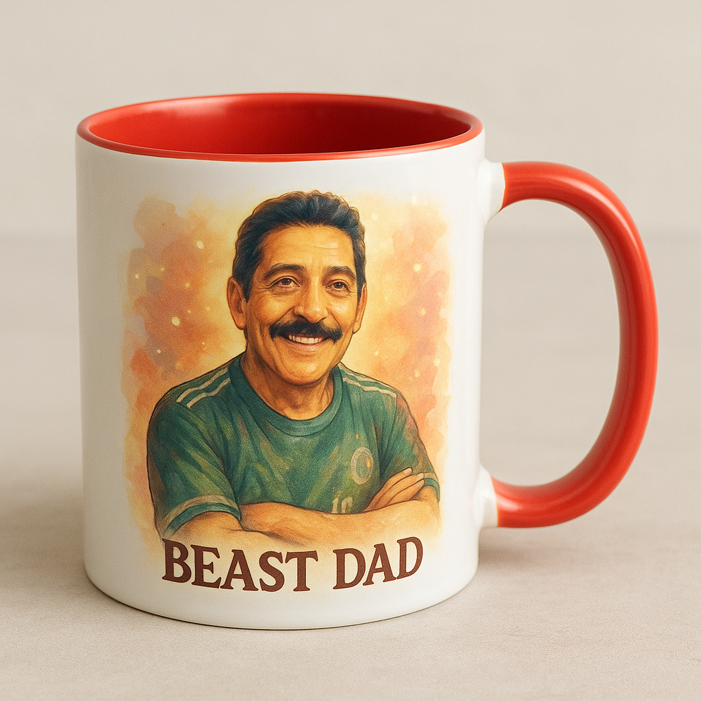 Personalized Mug 15oz - Beast Dad
