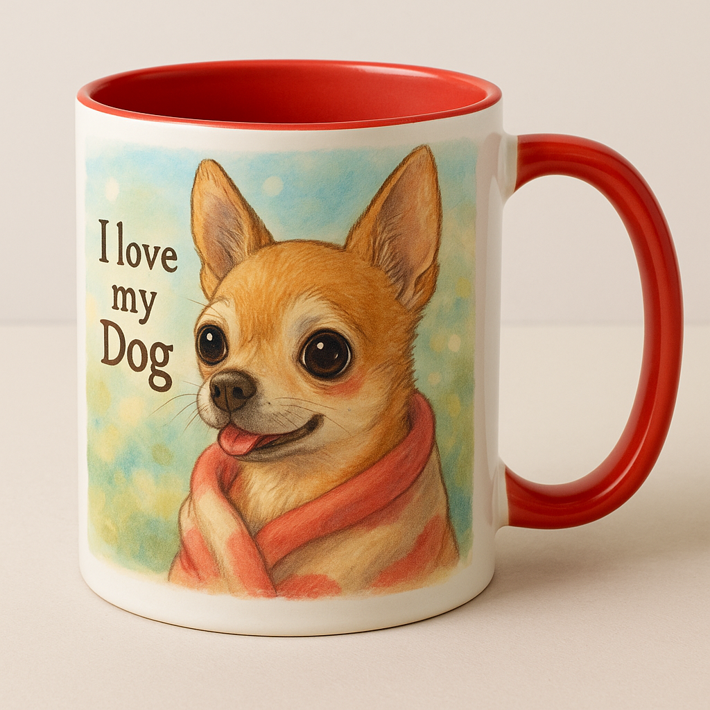Personalized Mug 15oz - I love my Dog
